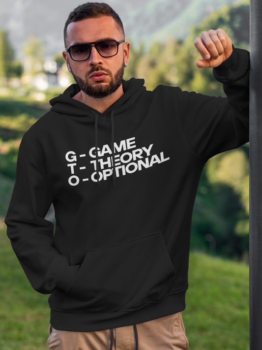 GTO Unisex Oversized Poker Hoodie - Black