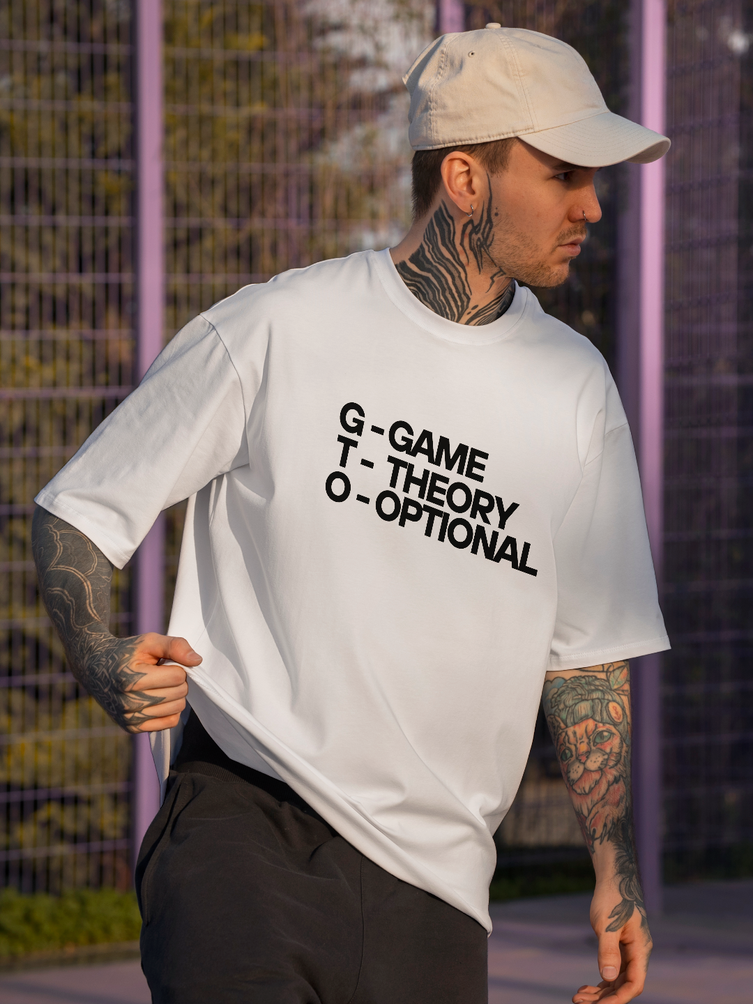 GTO Unisex Oversized Poker Tee