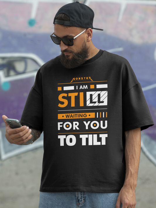 Waiting to Tilt Unisex Oversized Poker Tee