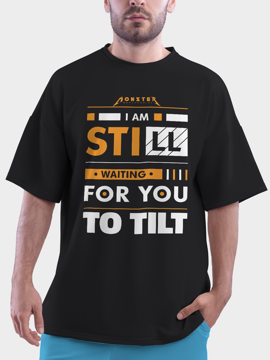 Waiting to Tilt Unisex Oversized Poker Tee